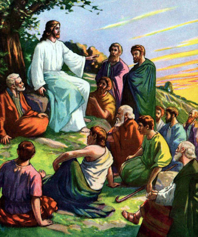 Иисус проповедует
